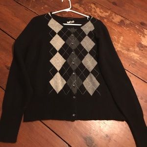 Black cashmere sweater